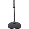 Hidden Desire Cravache Black Heart 44cm Noir